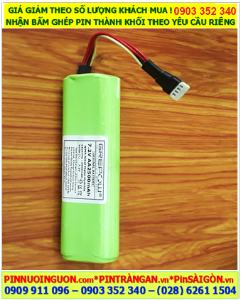Pin sạc 7.2v-AA2500mAh, Pin sạc NiMh 7.2v-AA2500mAh, Pin sạc chất lượng cao GREPOW 7.2v-AA2500mAh